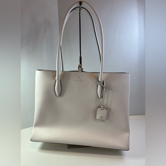 Kate Spade Eva Large Tote/Shoulder Bag Pearl/Cream - Picture 1 of 10